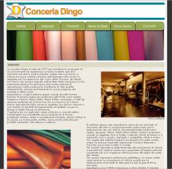 Sito Web Conceria Dingo